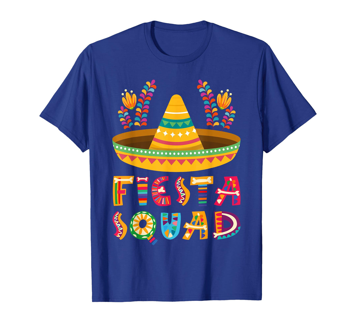 Cinco de Mayo Tee, Fiesta Squad Mexican Party Cinco de mayo T-Shirt