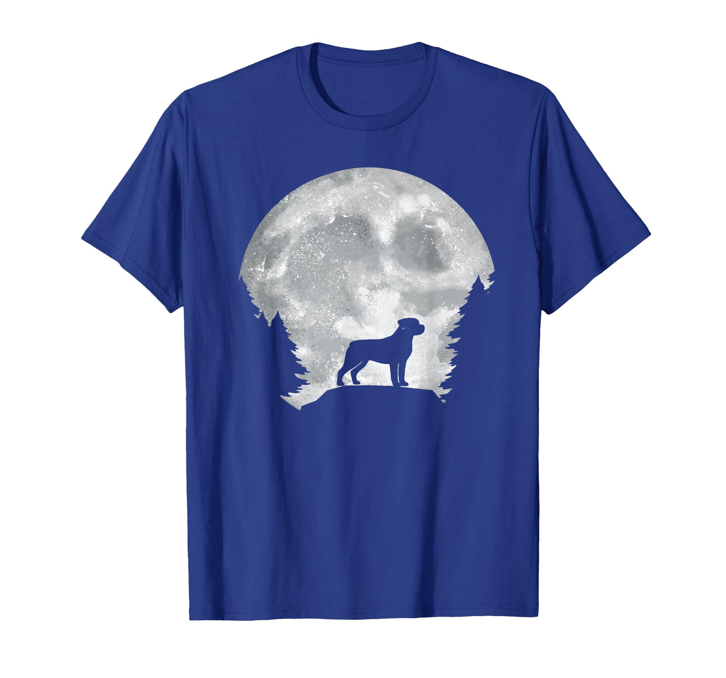 Rottweiler Dog at Moon Nature Lovers Halloween T-Shirt