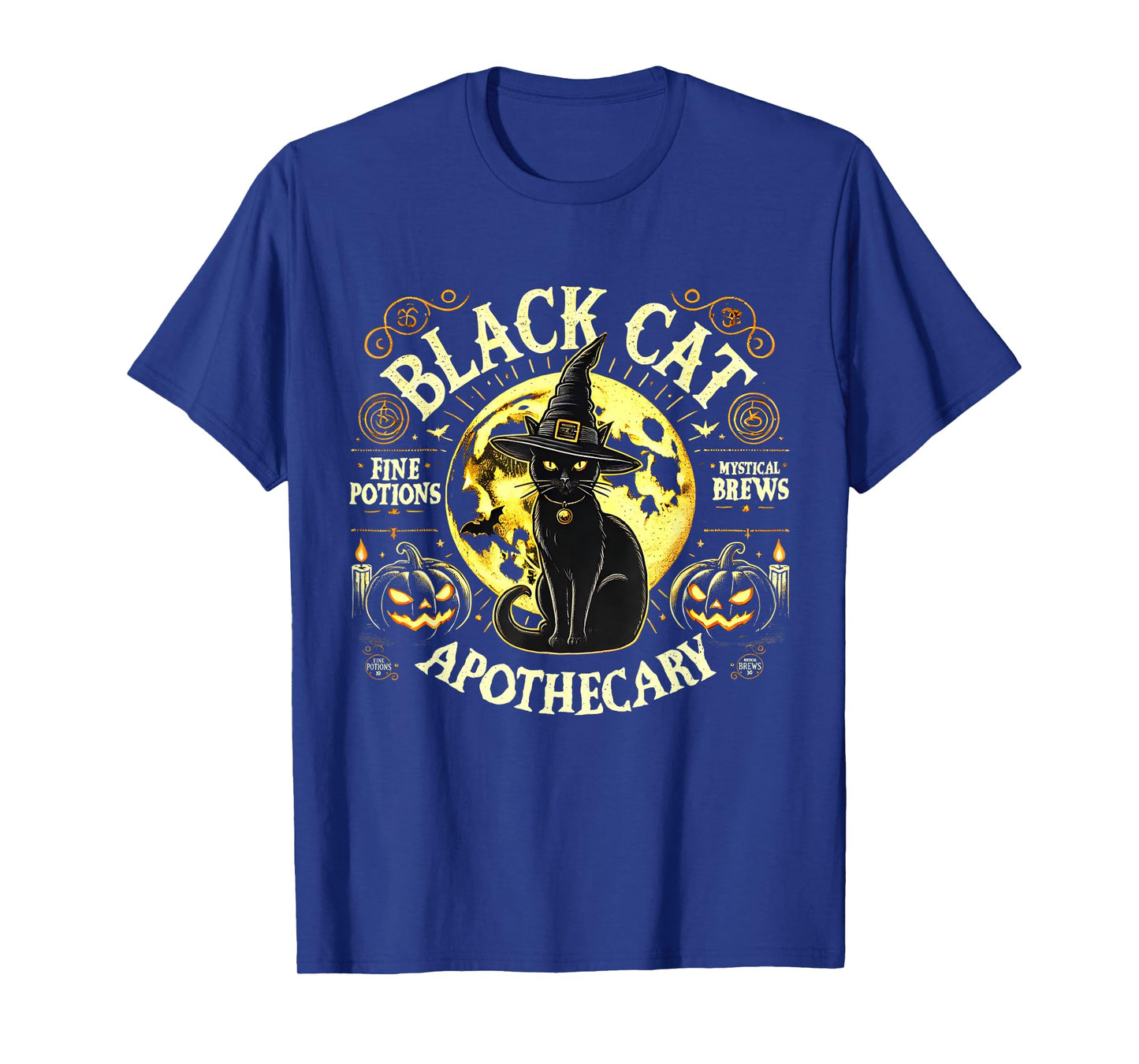 Salem The Cat Black Cat Apothecary Halloween Men Women T-Shirt