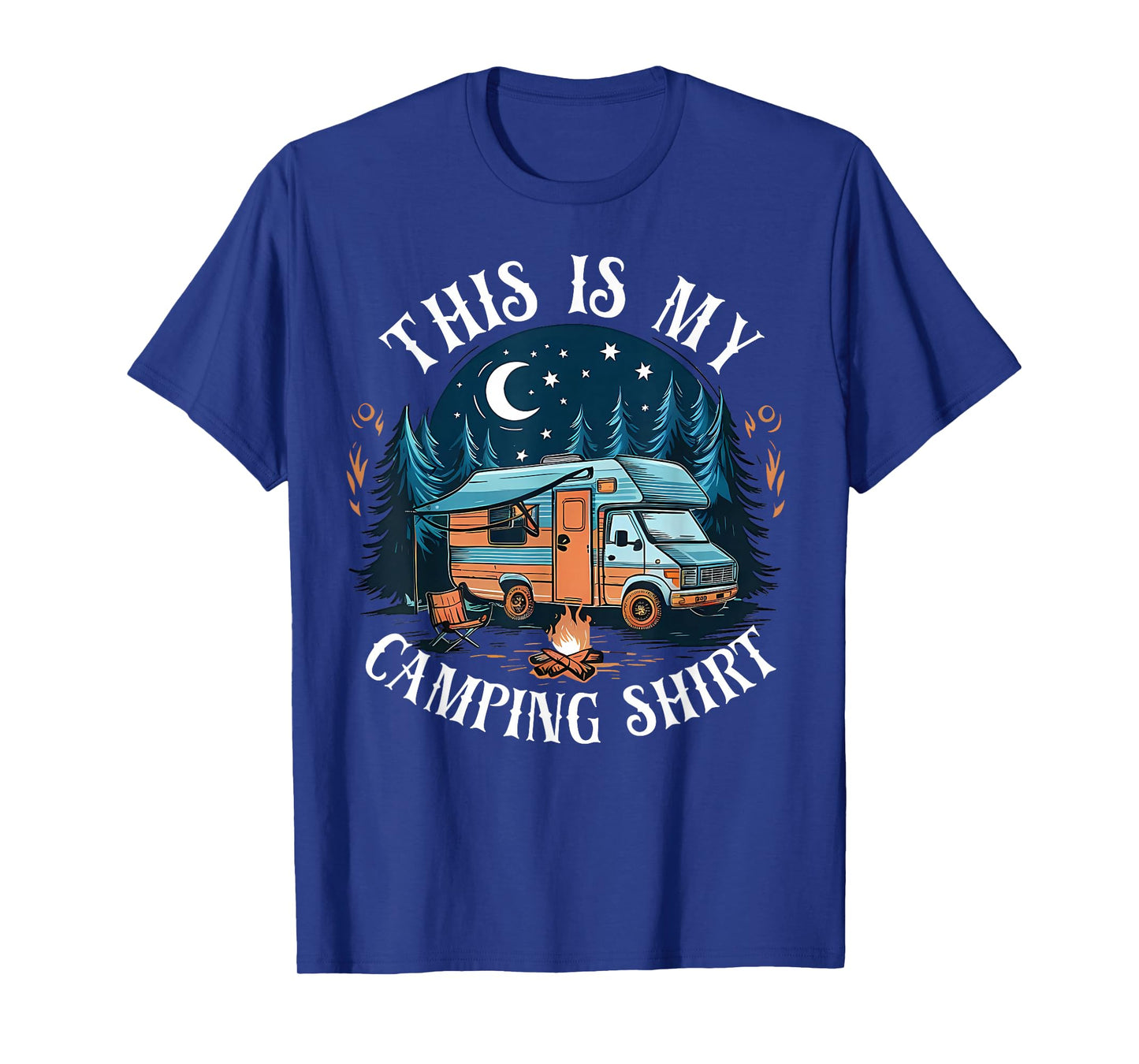 This is My Camping Shirt Funny Camper Hiking Men Women T-Shirt