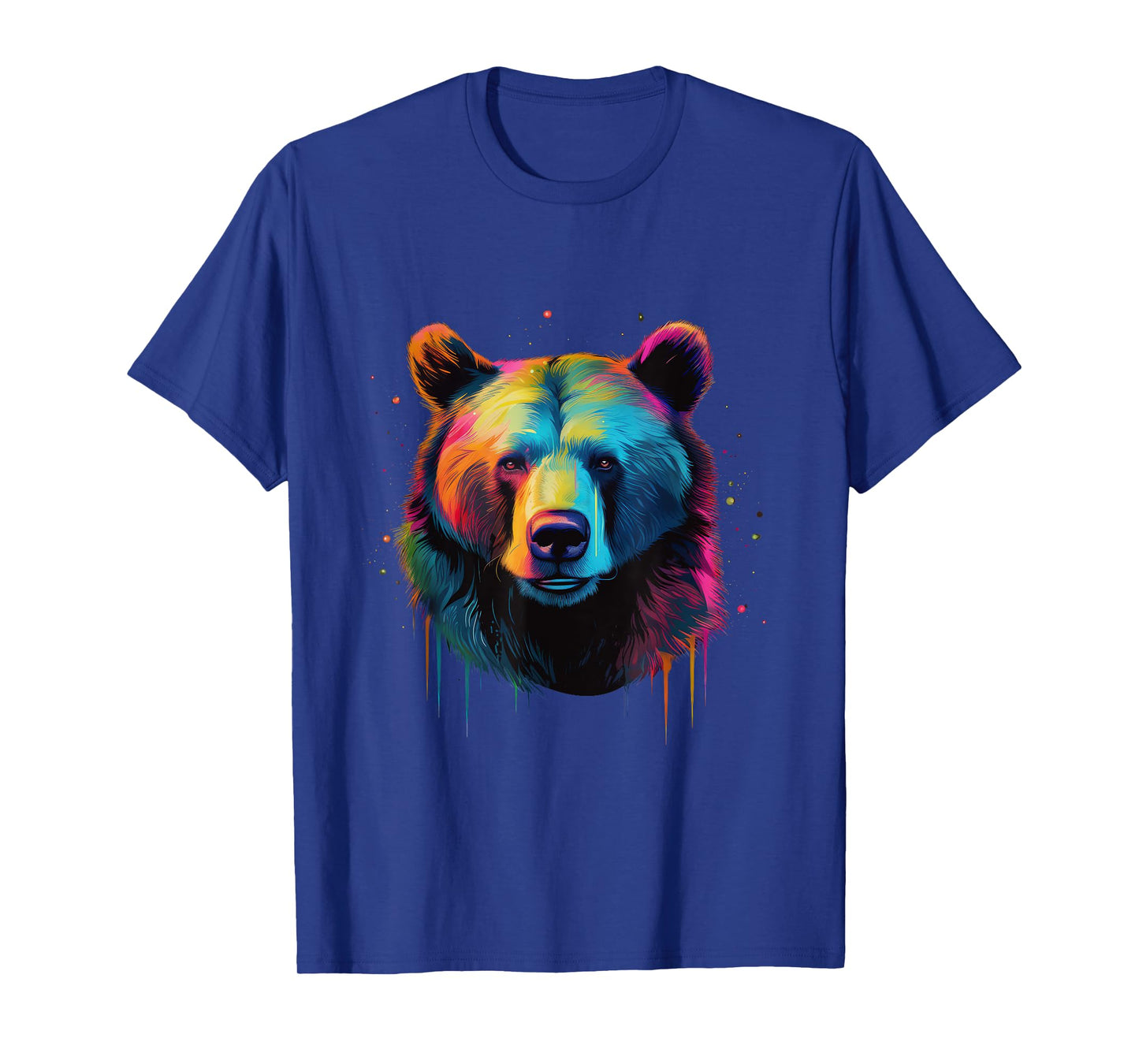 Grizzly Bear Lovers Pop Art Big Grizzly Bear T-Shirt