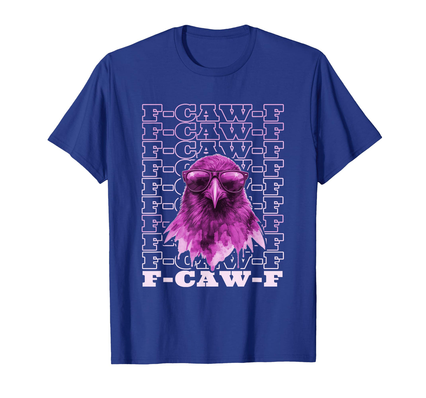 F-Caw-F Funny Retro Crow Raven Meme Men Women T-Shirt