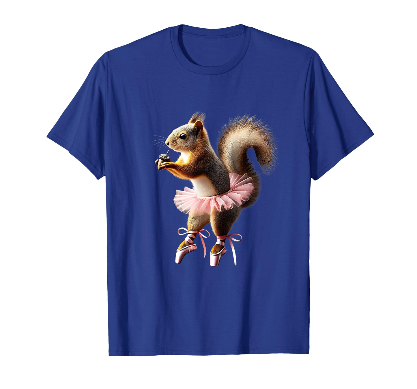 Squirrel Ballerina Ballet Dance Acorns Wildlife T-Shirt
