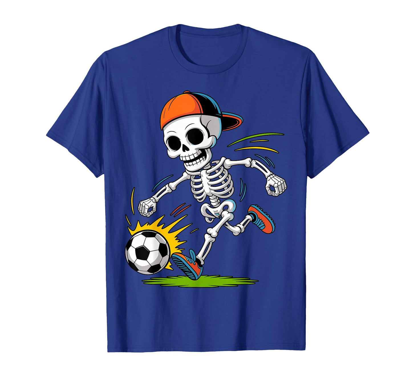 Skeleton Soccer Player Halloween T-Shirt