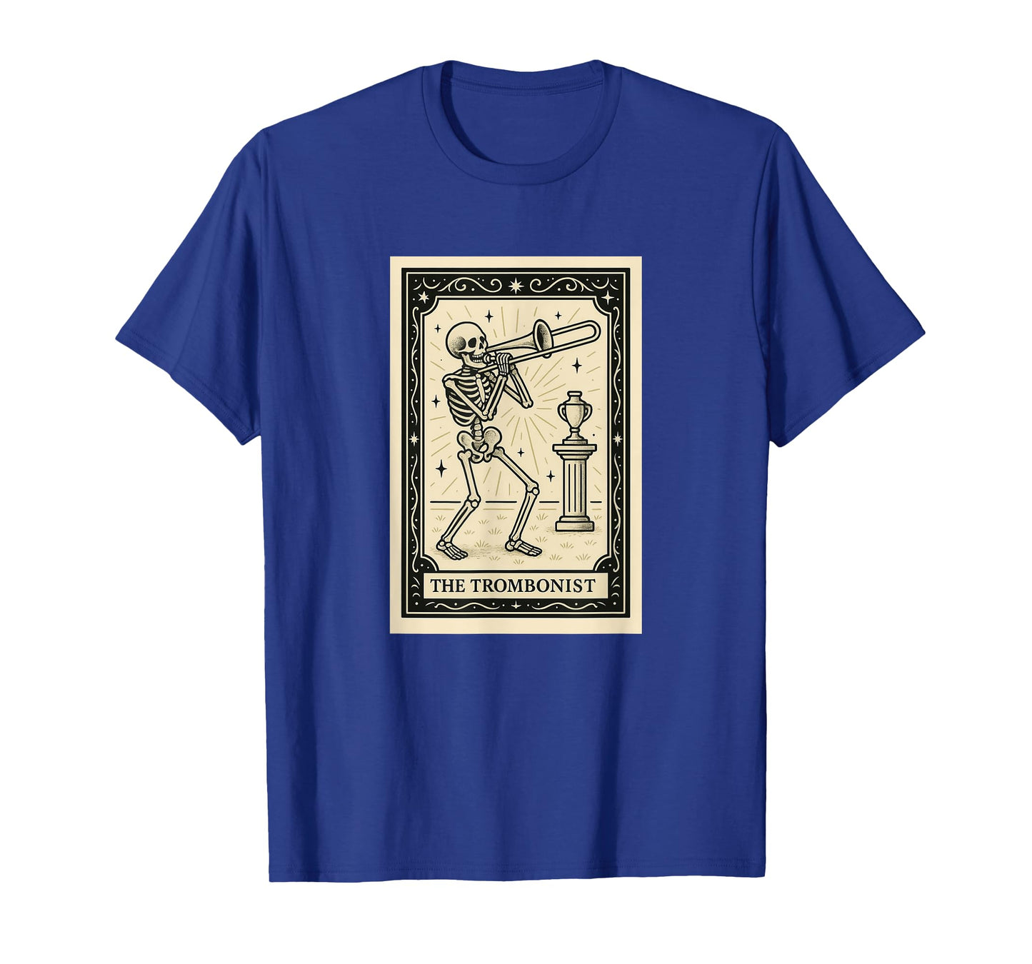 Trombonist Tarot Card - Halloween Spooky Gothic Trombone T-Shirt