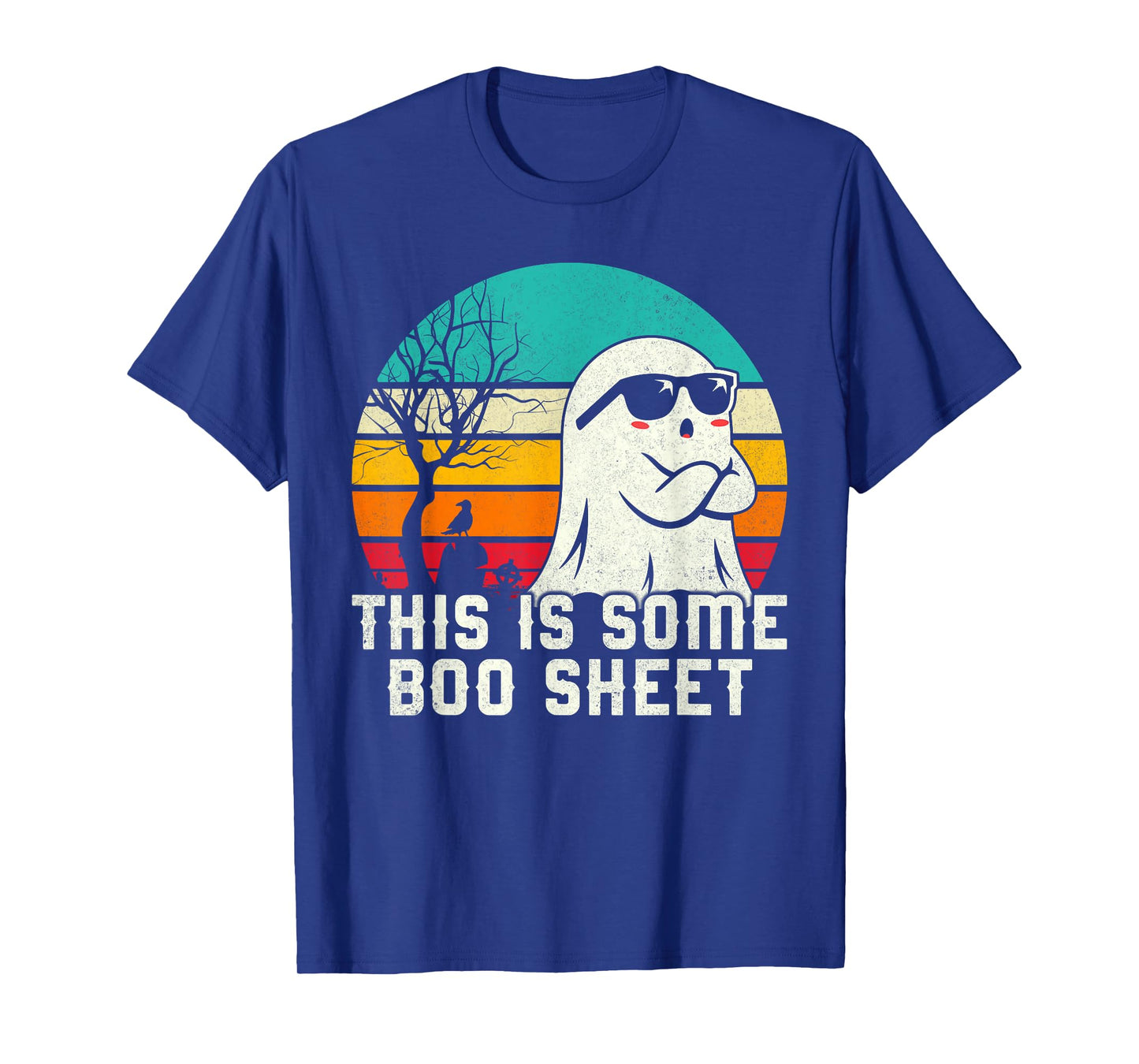 Funny This is Some Boo Sheet Ghost Halloween Costume T-Shirt