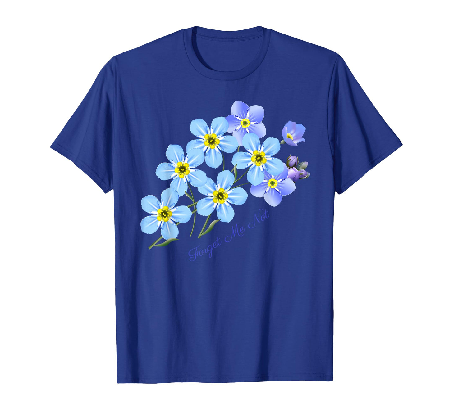 Forget-Me-Not Botanical Flower T-Shirt