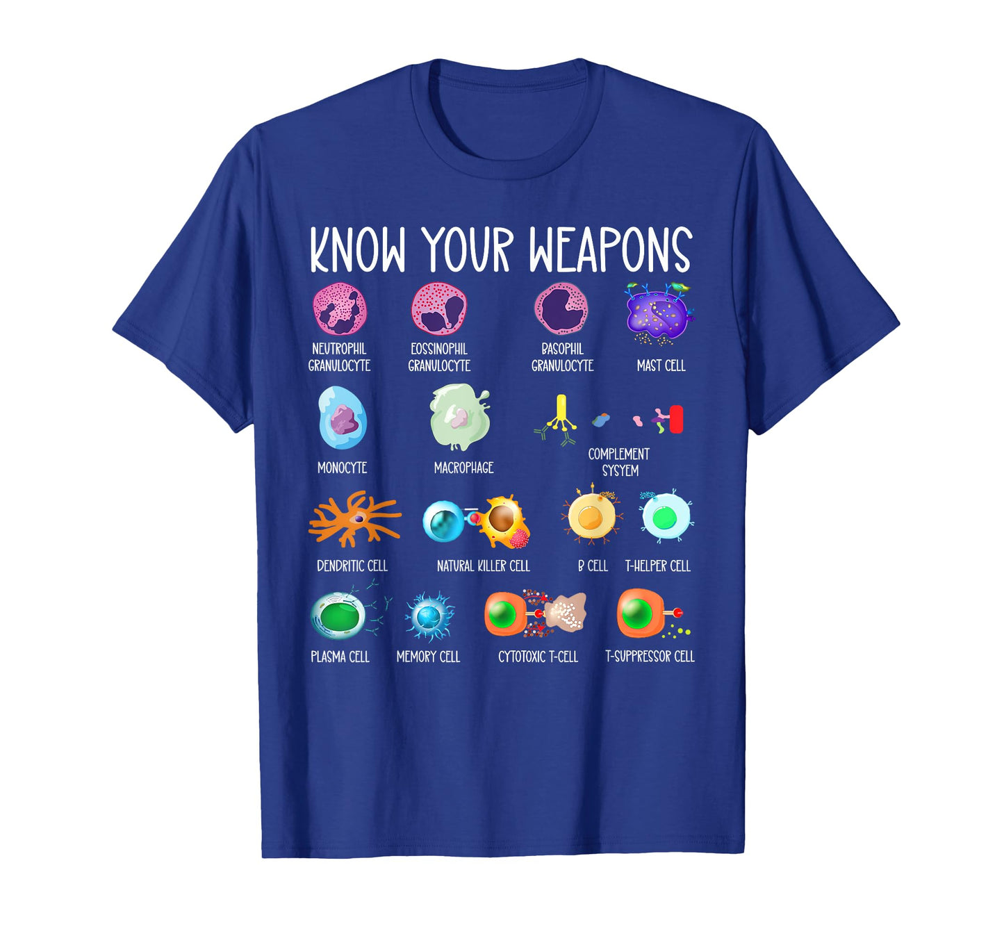 Immune System Tee, Know Your Weapon Tee T-Shirt