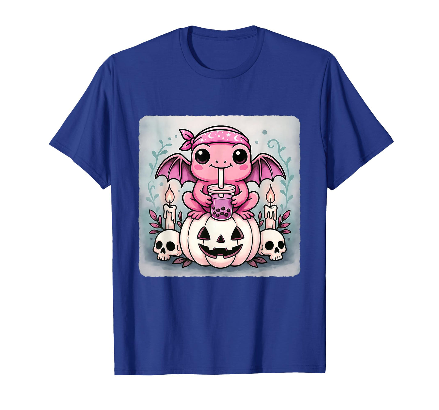 Frog Bat Kawaii Pastel Goth Creepy Cute Skeleton T-Shirt