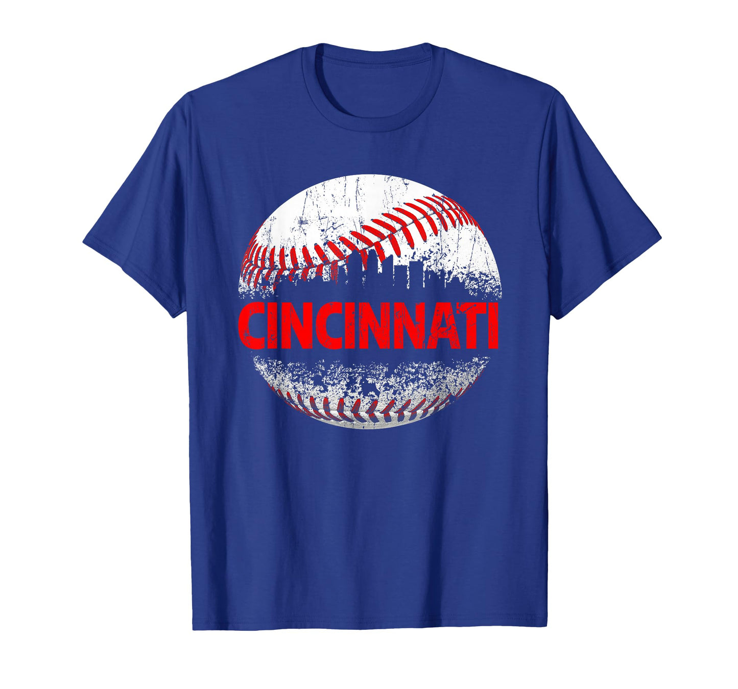 Cincinnati Souvenir Baseball City Downtown I Love Cincinnati T-Shirt