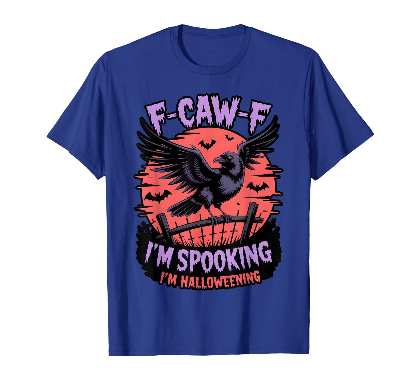 Black Crow, F-Caw-F Funny Black Bird Moon Bird Lover f-caw-f T-Shirt