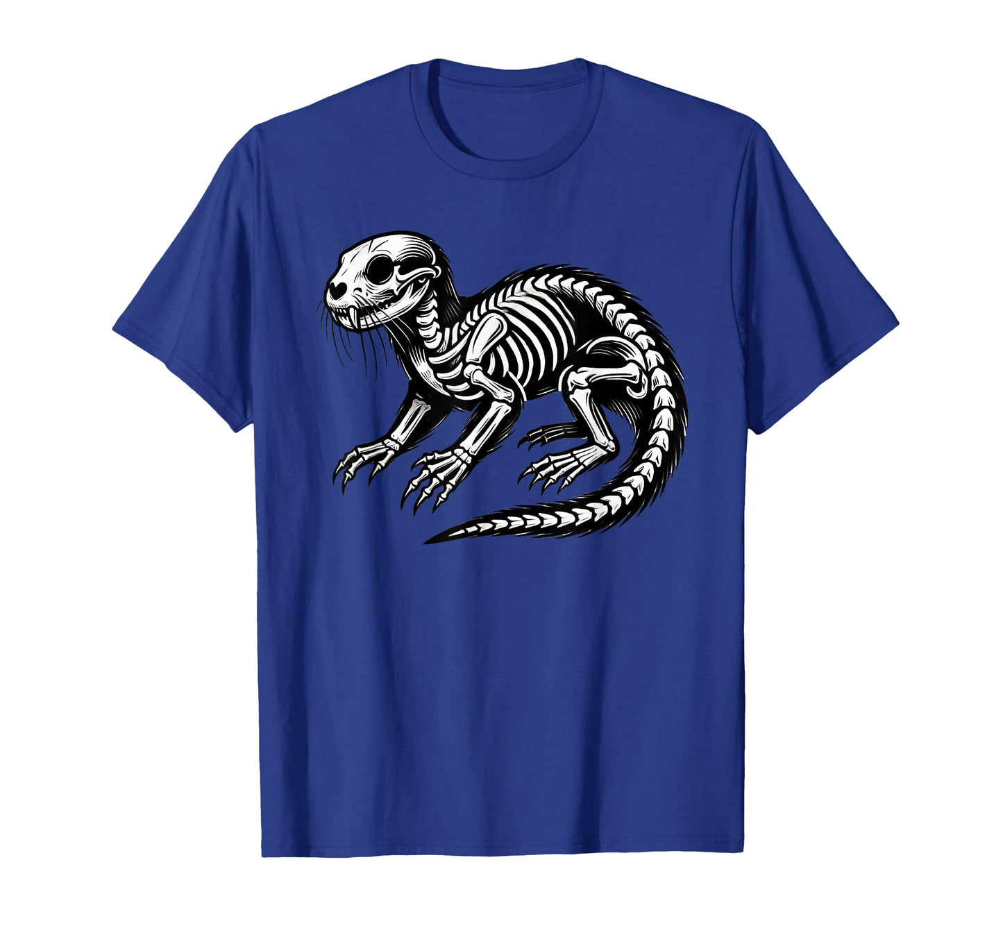 Otter Skeleton Halloween T-Shirt