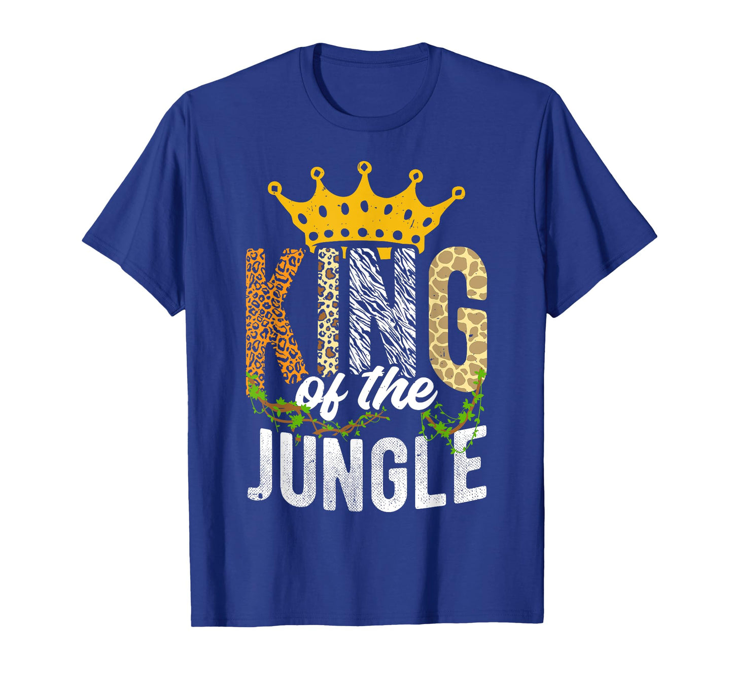 King Of The Jungle King Jungle Crown Wildlife Dschungel T-Shirt