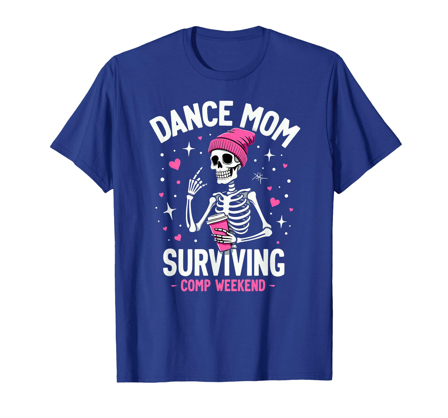 Dance Mom Coffee Skeleton Halloween T-Shirt