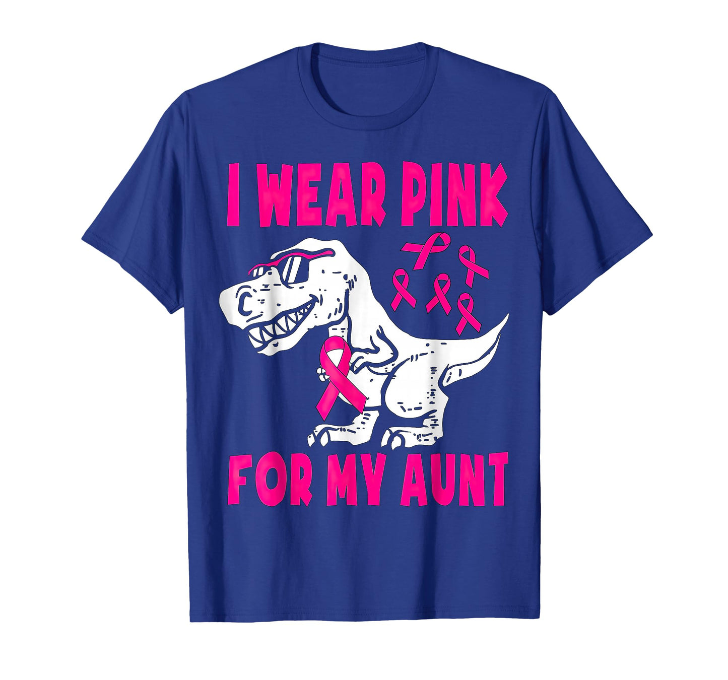 I Wear Pink For My Aunt Breast Cancer Awareness T-Shirt