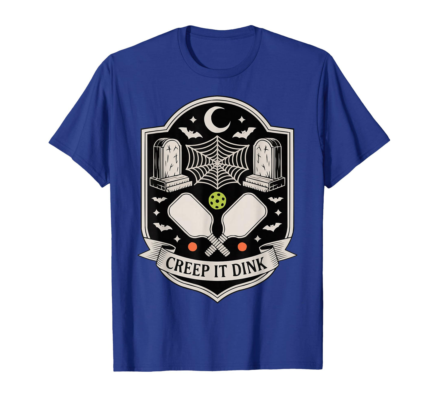 Creep It Dink Pickleball Spooky Halloween Fun T-Shirt
