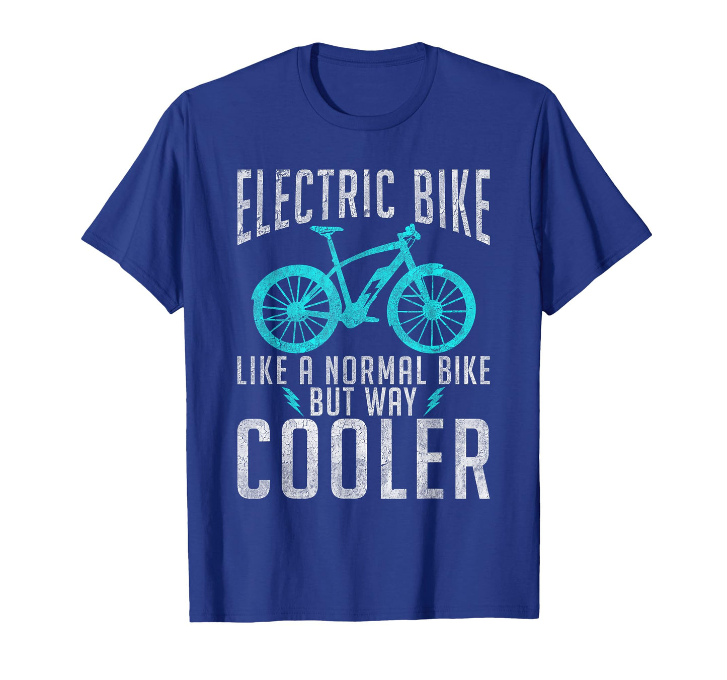 Electric Bike like a normal Bike but way cooler E Bicycle T-Shirt