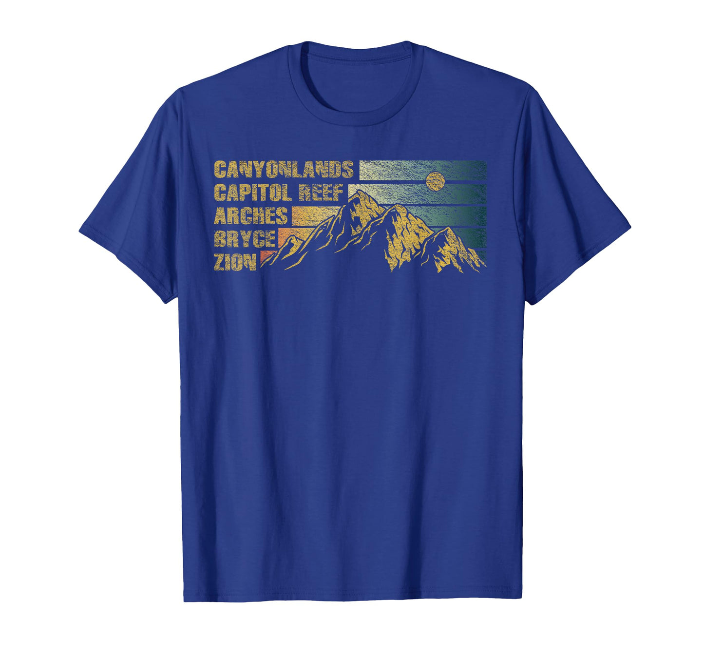 Vintage Utah Souvenir Big 5 Utah Mighty Five National Park T-Shirt