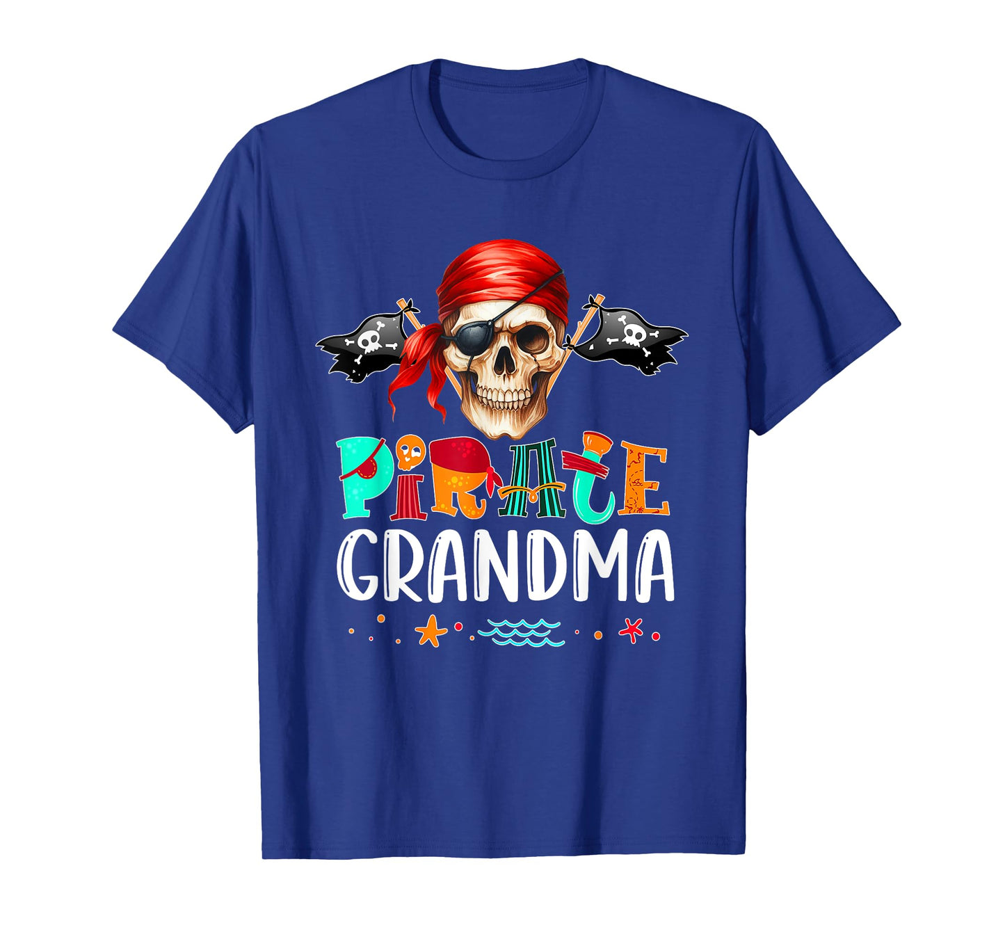 Pirate Grandma Funny Birthday Pirate Day Family Matching T-Shirt