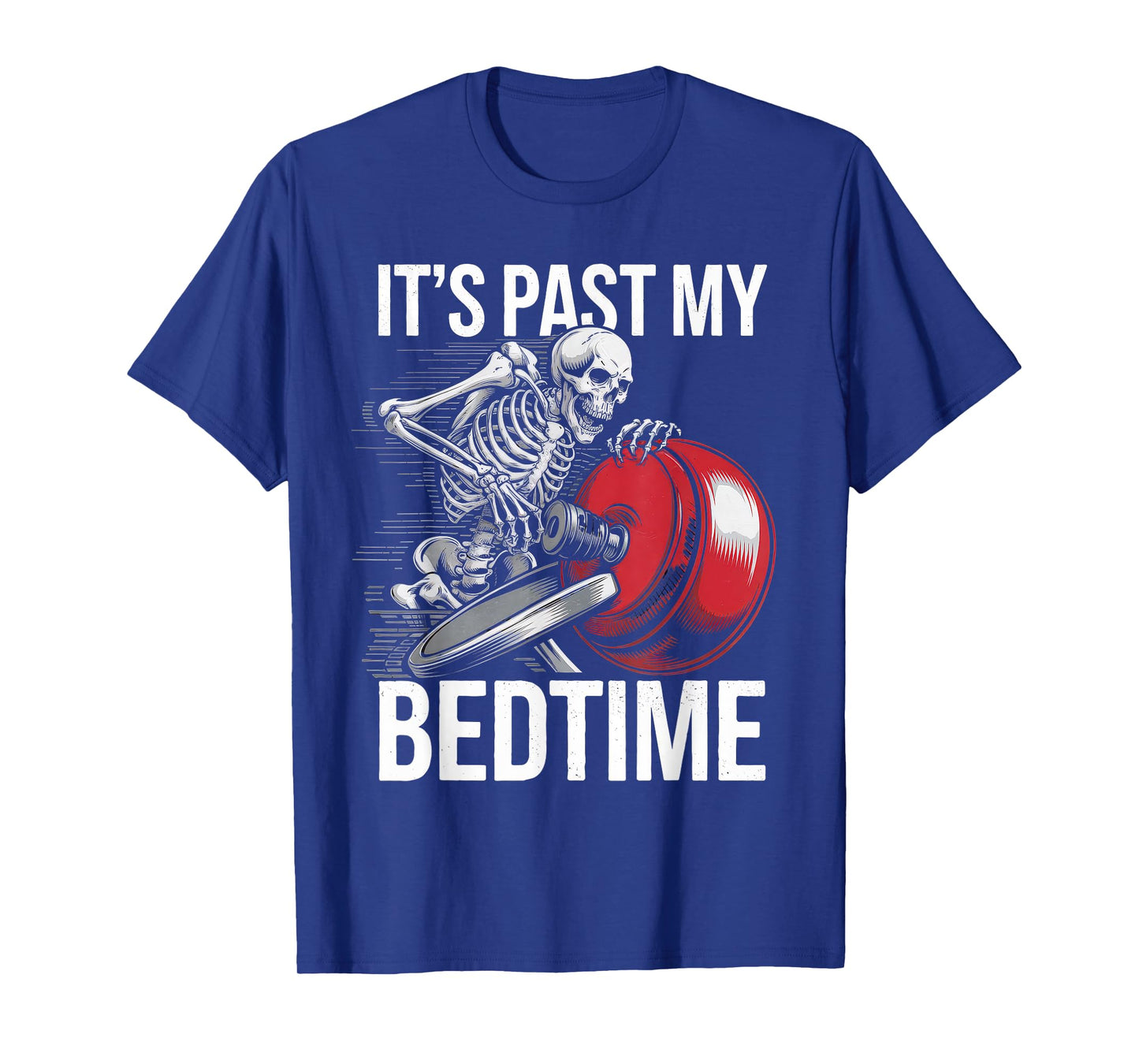Funny Tshirt Men Humor Skeleton Meme Sarcastic Ironic Tired T-Shirt