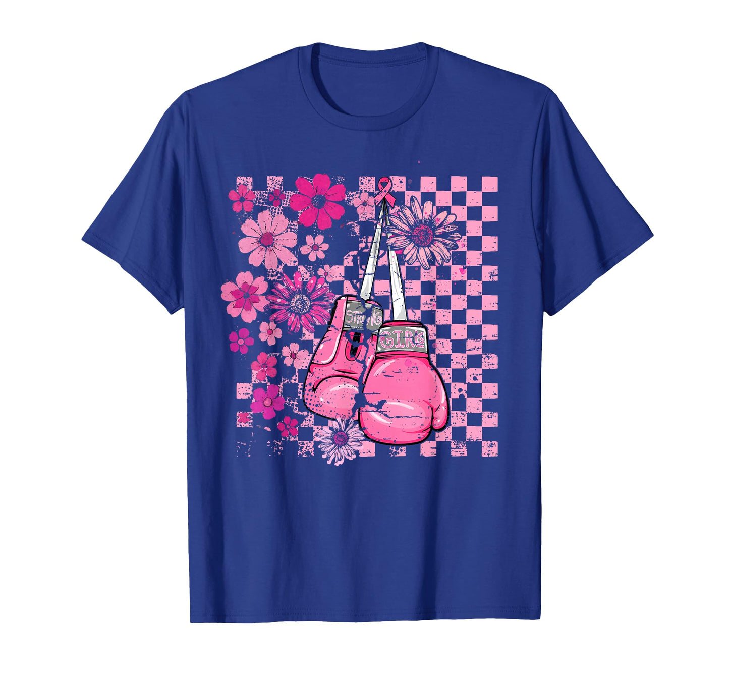 Vintage Fight Breast Cancer Awareness Survivor Pink Ribbon T-Shirt