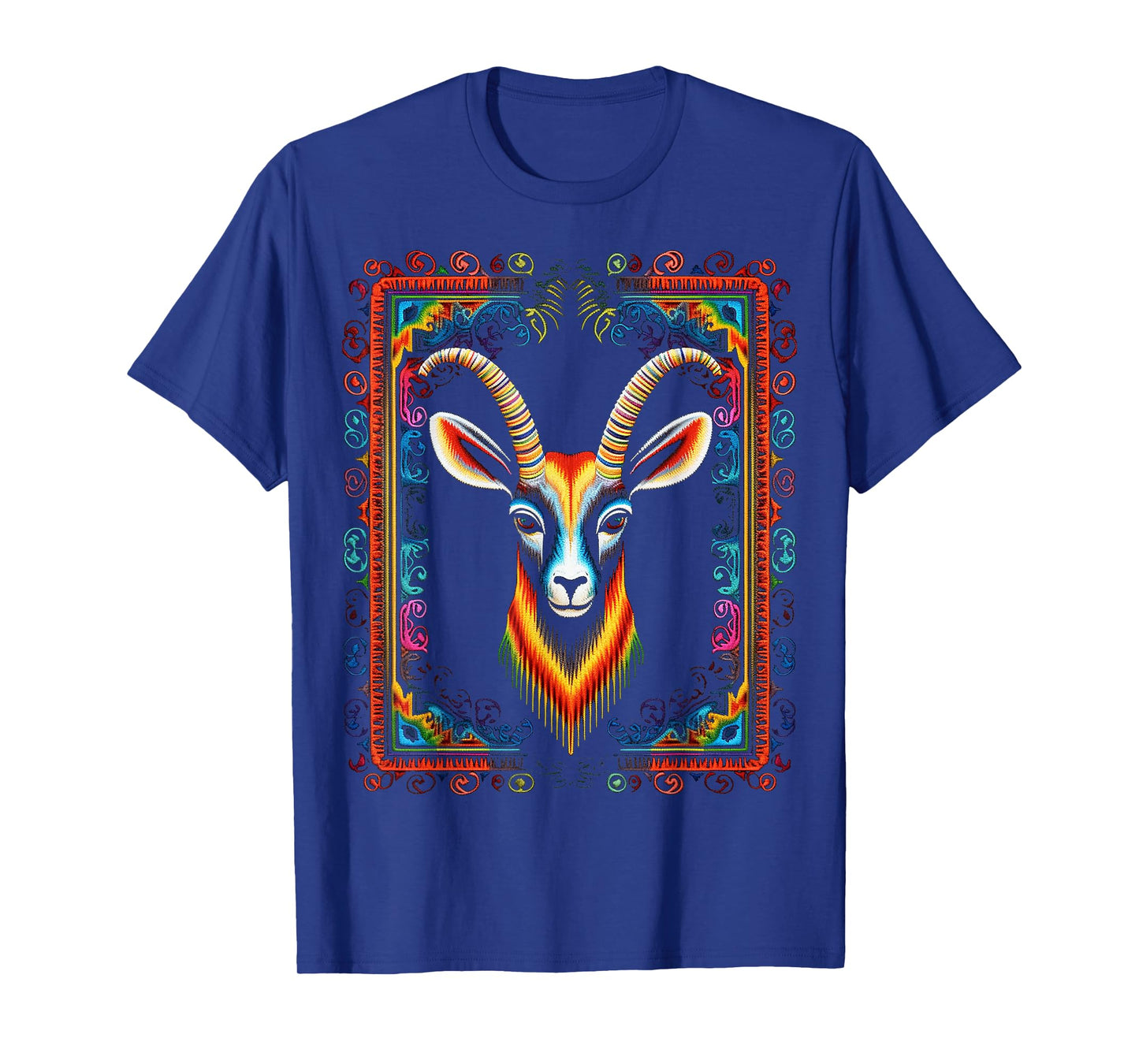 Deer Abstract Art Colorful Animal Abstract Graphic Deer T-Shirt