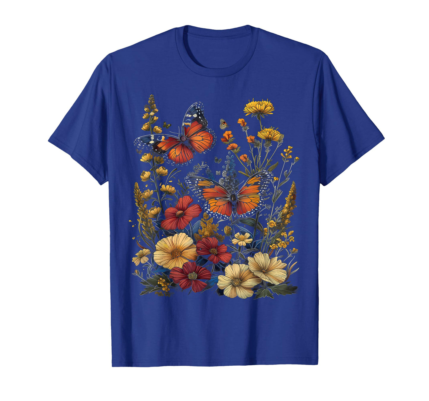 Pollinator Garden Design Wildlife Flowers Native Plants T-Shirt