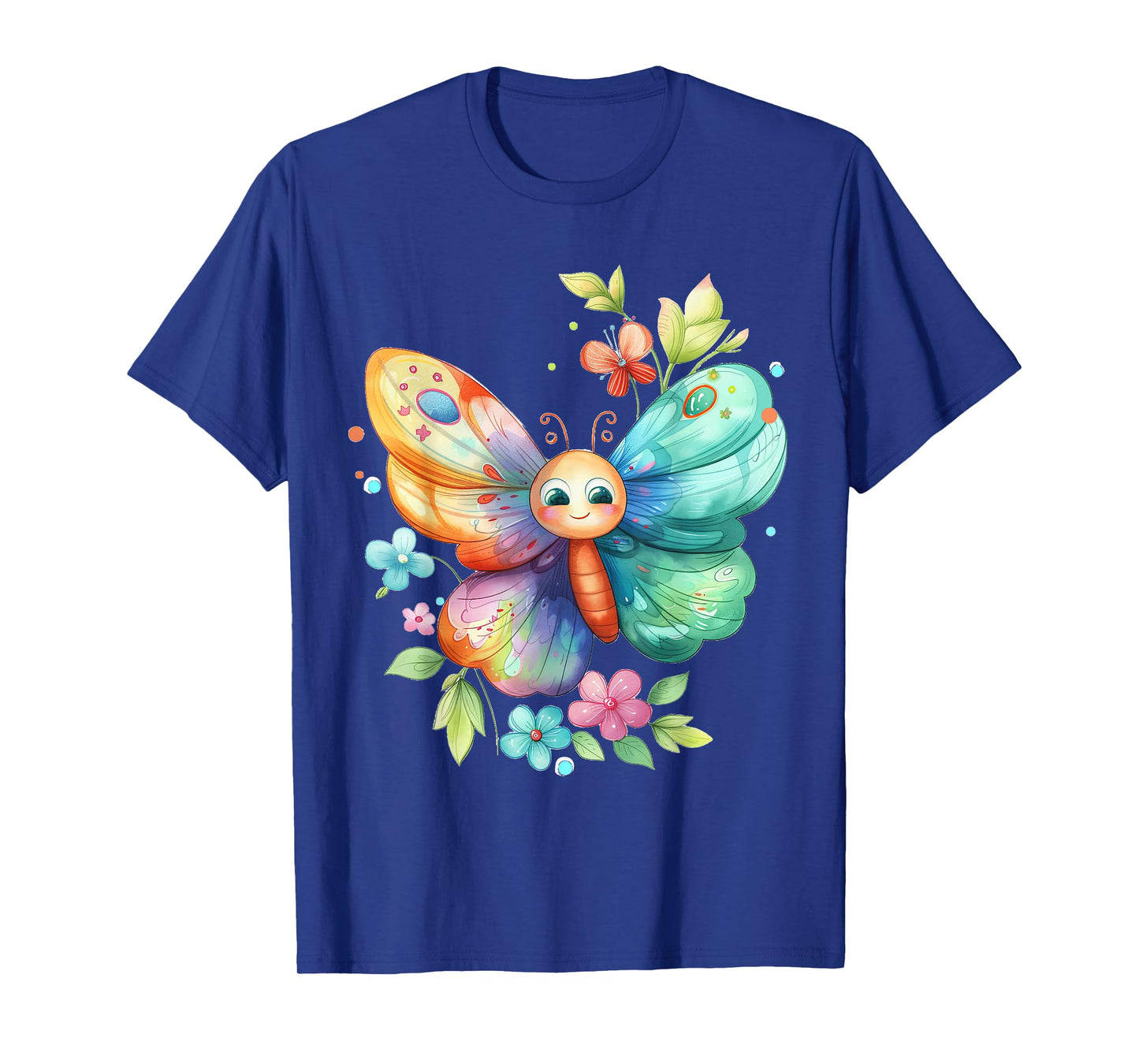 butterfly with flowers cute butterflies nature daughter T-Shirt