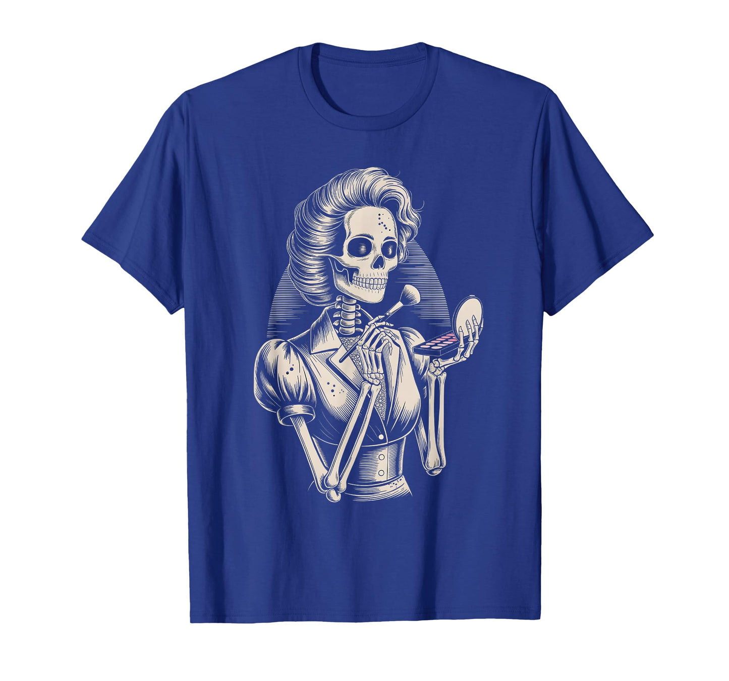 Vintage Skeleton Makeup Artist T-Shirt