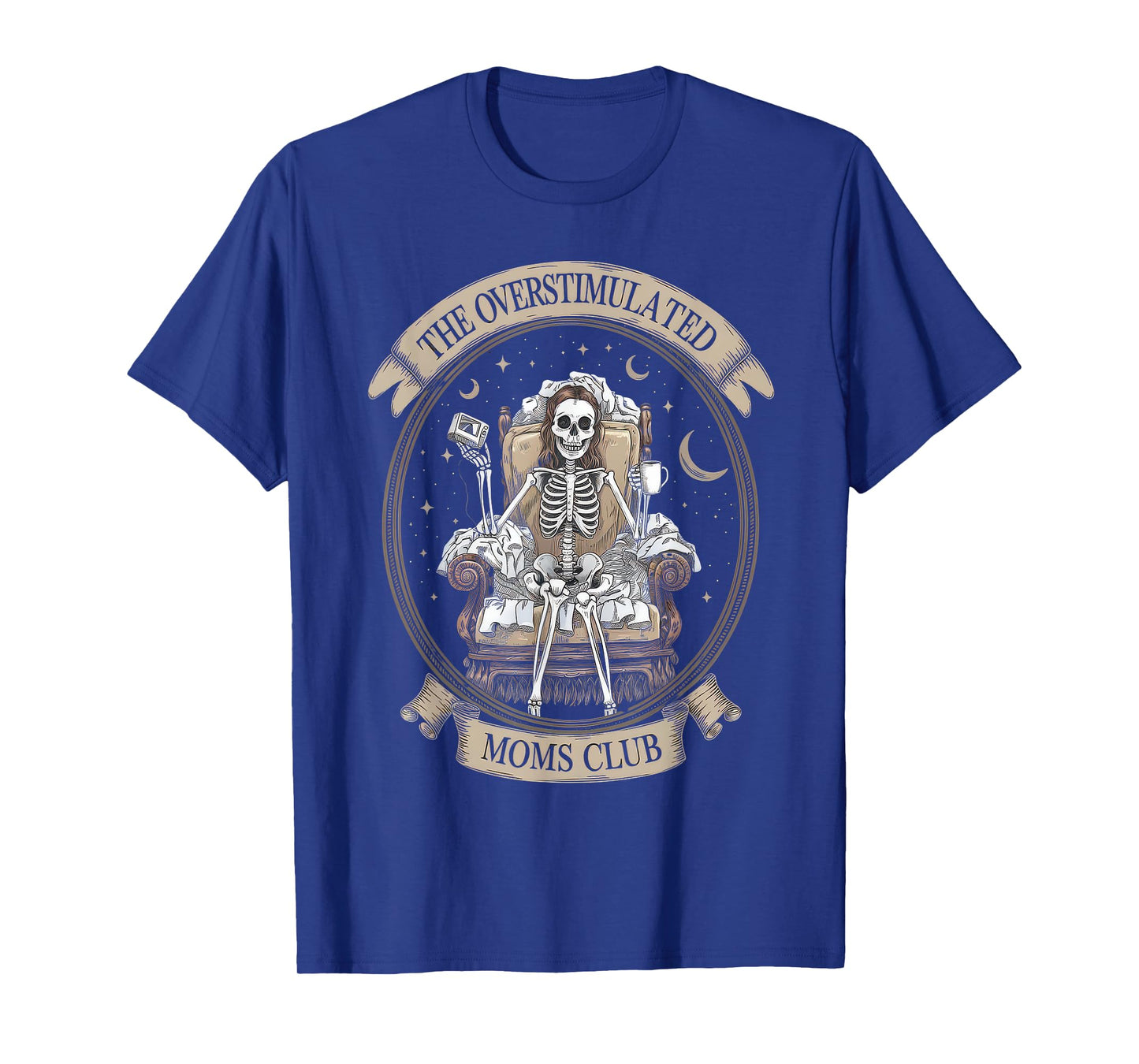Overstimulated Moms Club Tshirt Mom Depression Mental Health T-Shirt