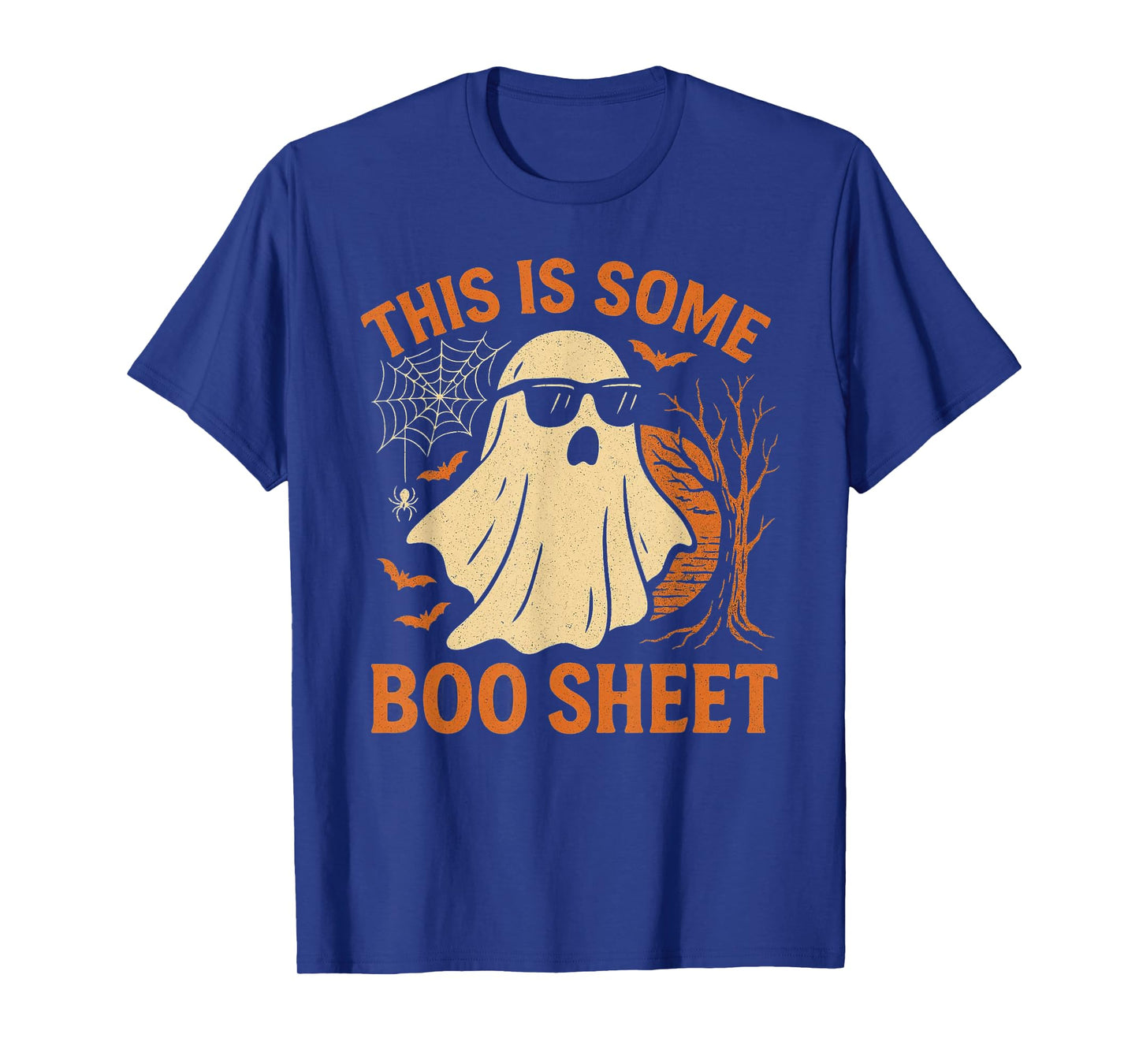 This is Some Boo Sheet Ghost Retro Funny Halloween Men Women T-Shirt