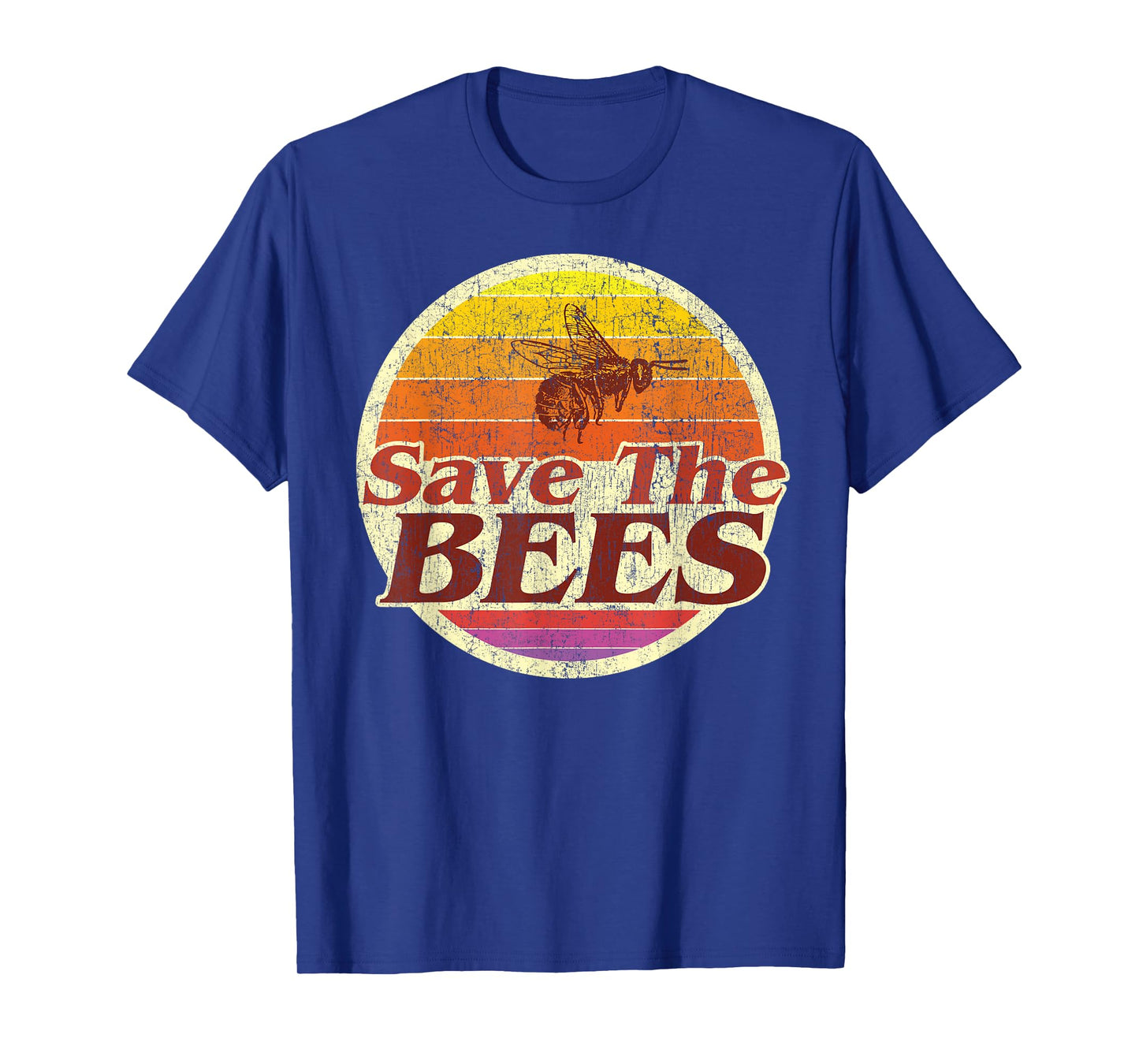 Save Bees Women Men Vintage Distressed Used Look Retro Bee T-Shirt