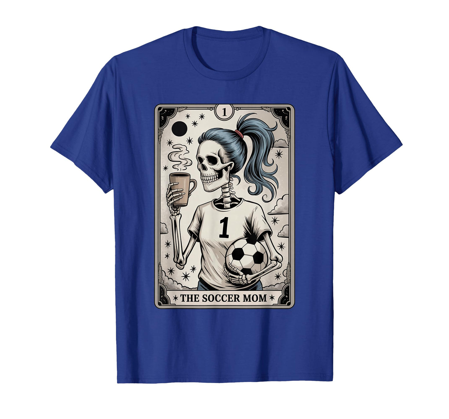 Soccer Mom Tarot Card, Vintage Halloween Soccer Mama T-Shirt