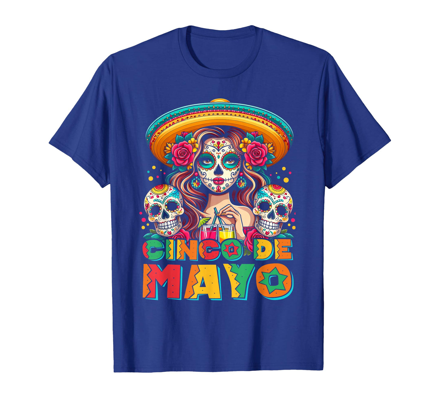 Cinco De Mayo Shirt Mexican Fiesta 5 De Mayo Women Girls T-Shirt
