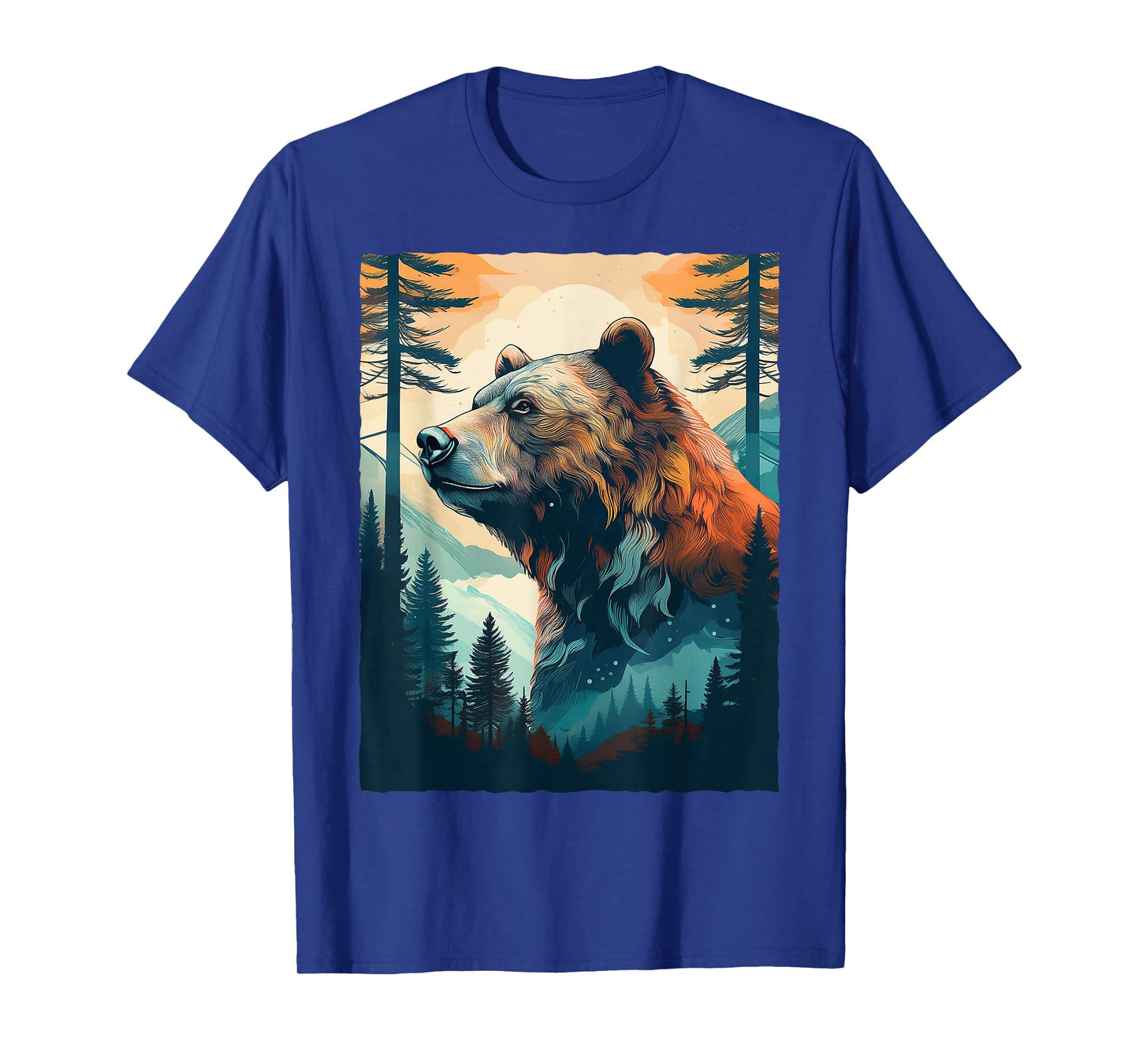 Bear and Forest Nature T-Shirt