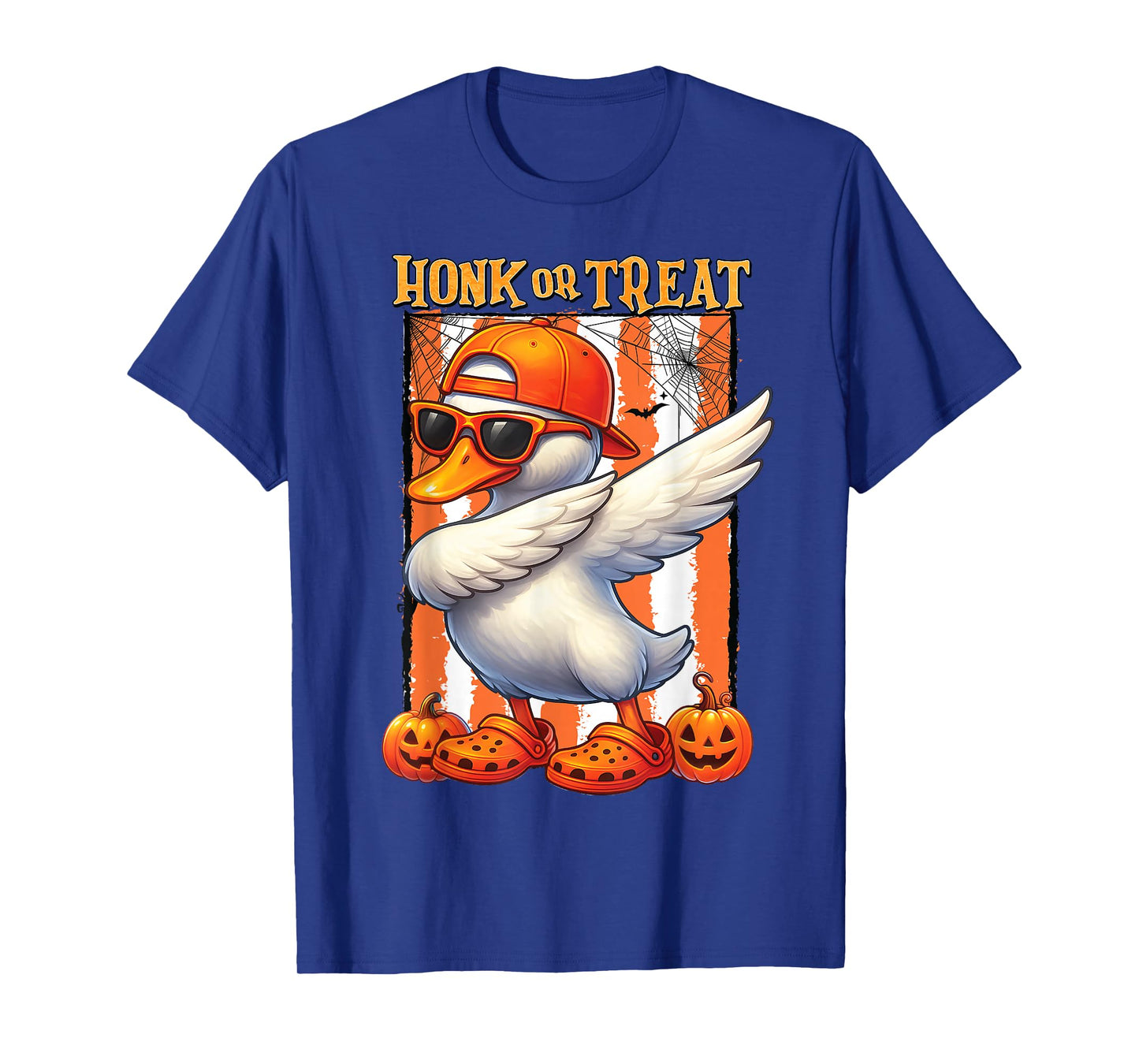 Honk Or Treat Funny Spooky Goose Halloween Costume Kids Boys T-Shirt