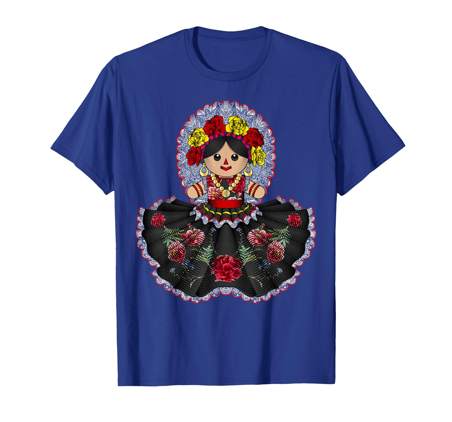 Muñecas Mazahua María tradicionales Amealco Muñeca tzotzil. T-Shirt