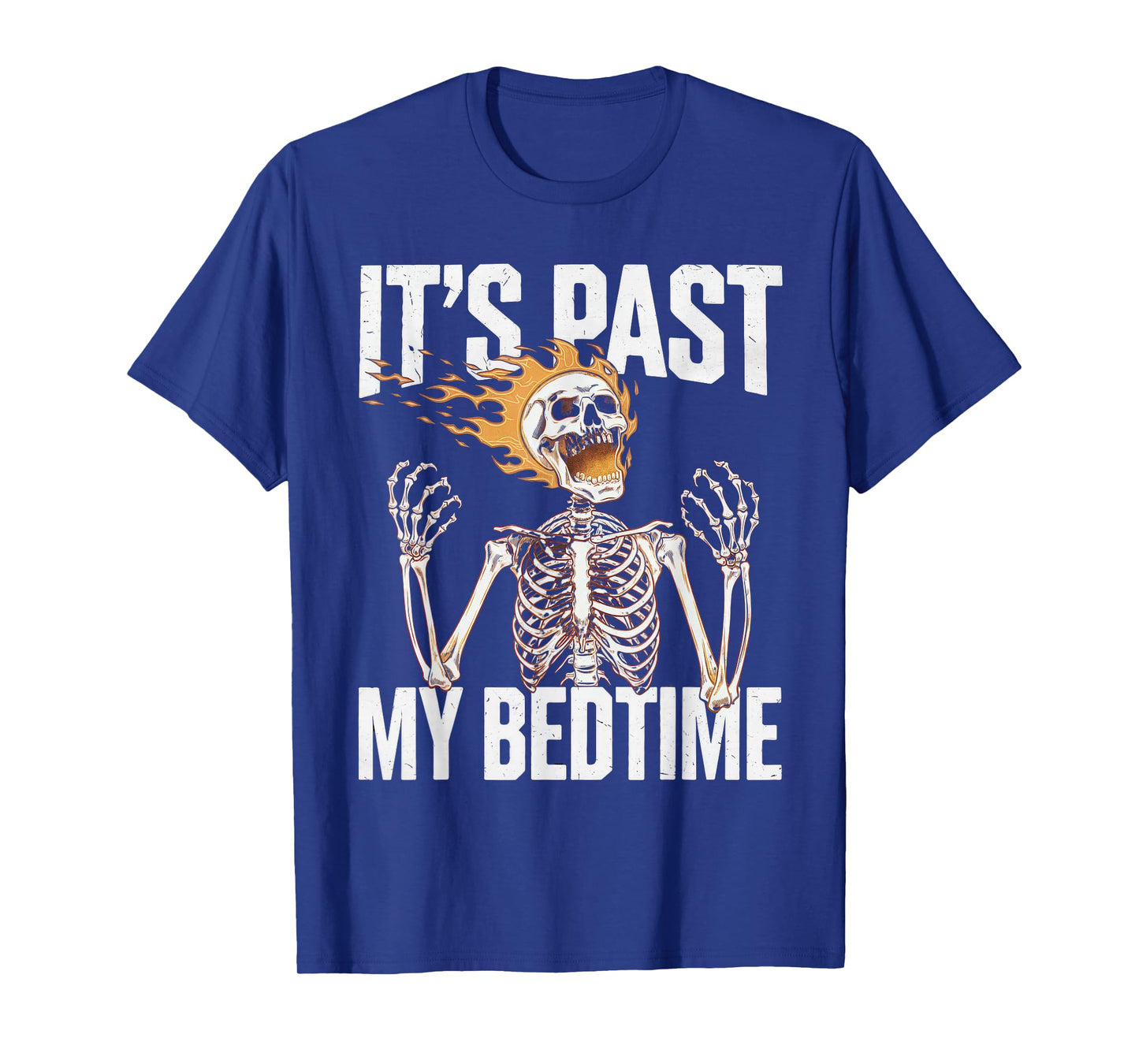 Funny Tshirt Men Humor Skeleton Meme Sarcastic Ironic Tired T-Shirt