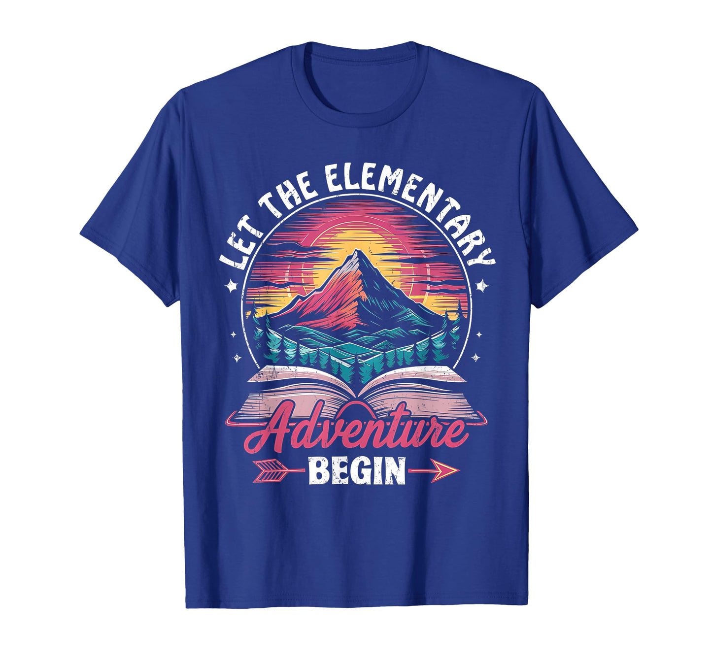 Let The Elementary Adventure Begin Teacher Back To School T-Shirt