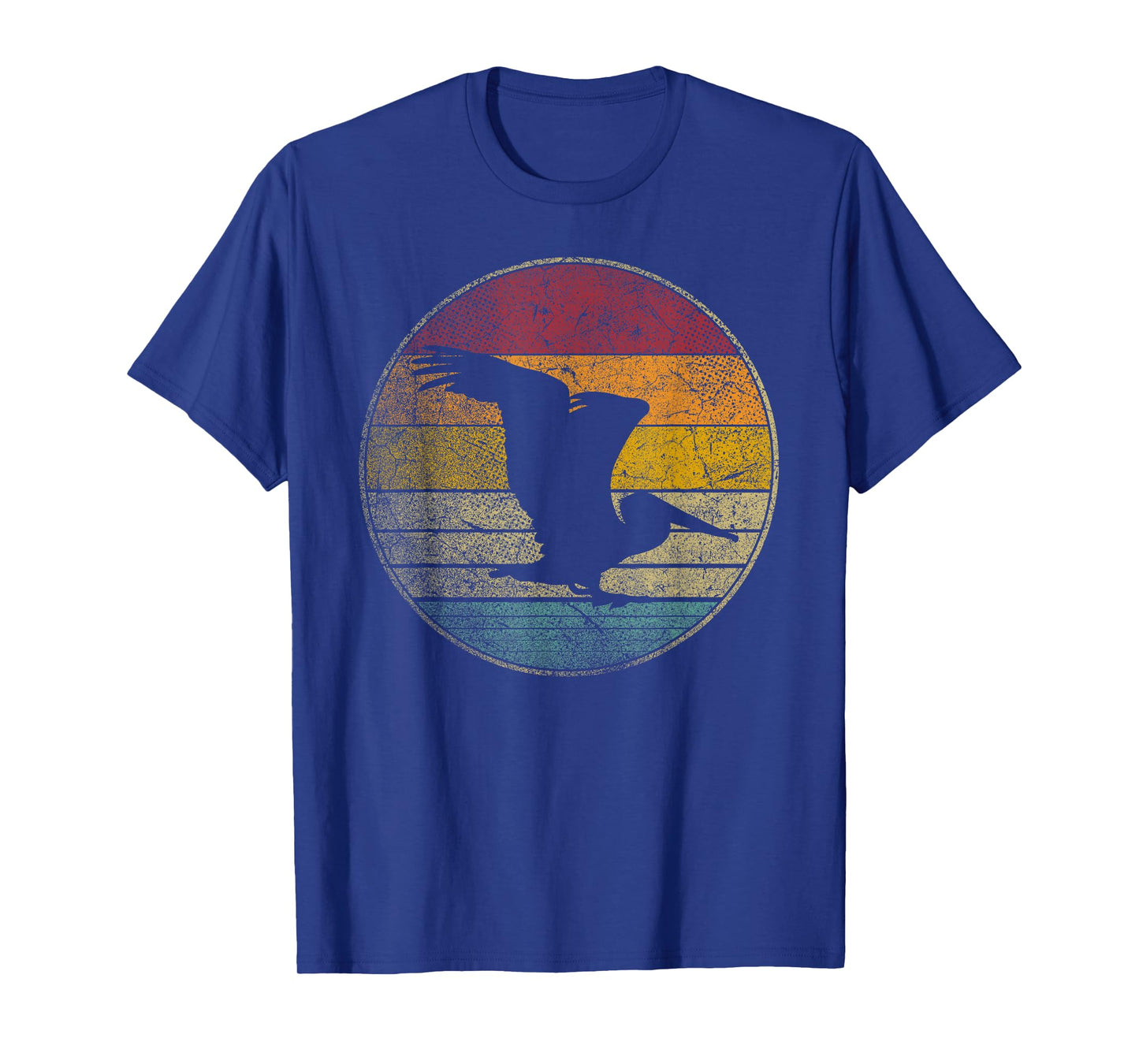 Pelican Bird Shirt Sun Retro Vintage 80s Gift Beach Tropical T-Shirt