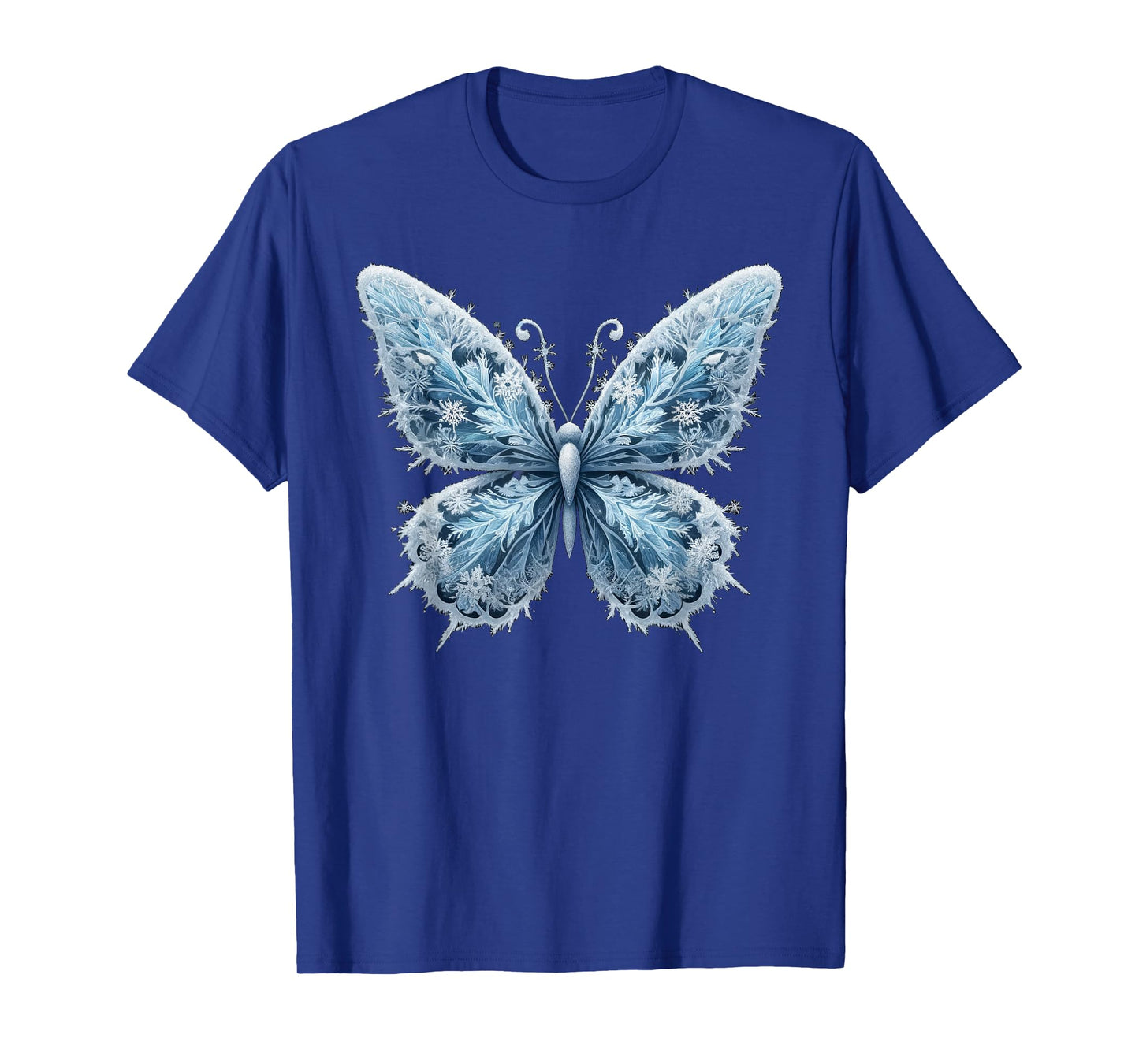 Ice Snow Flakes Butterfly Beautiful Butterflies T-Shirt