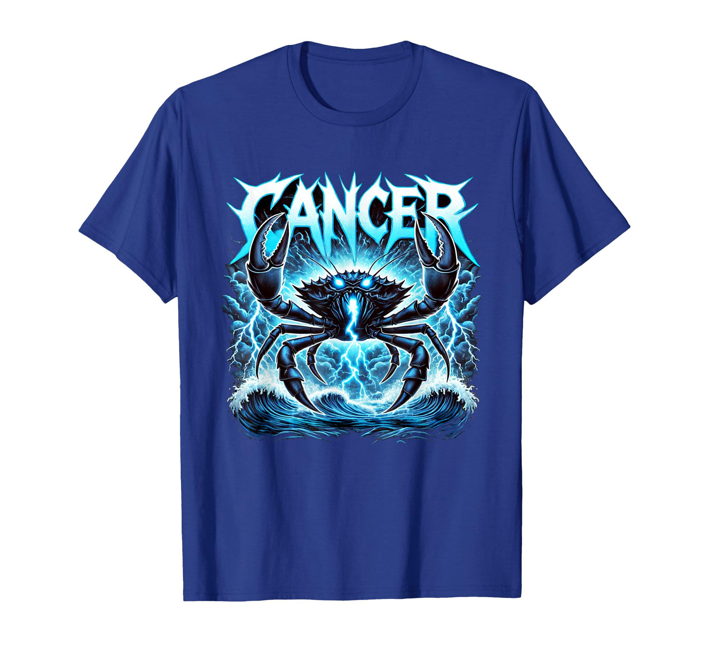 Cancer Heavy Metal Zodiac T-Shirt