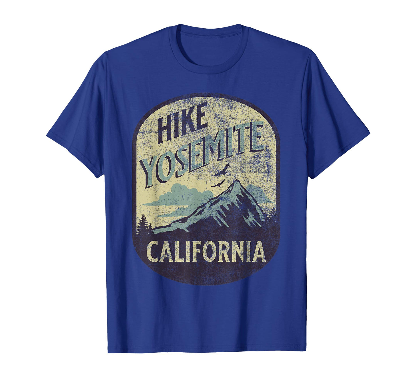 Yosemite California Nature Hike Mountain Outdoors Vintage T-Shirt