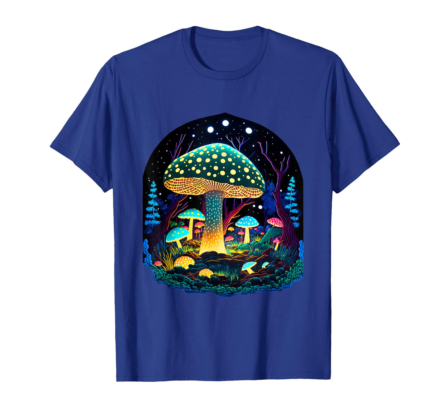 Mushroom Whisperer Colorful Fungi Design T-Shirt