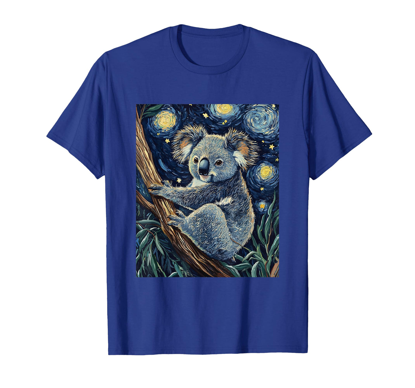 Cute Koala Bear - Van Gogh Style - Starry Night Graphic T-Shirt