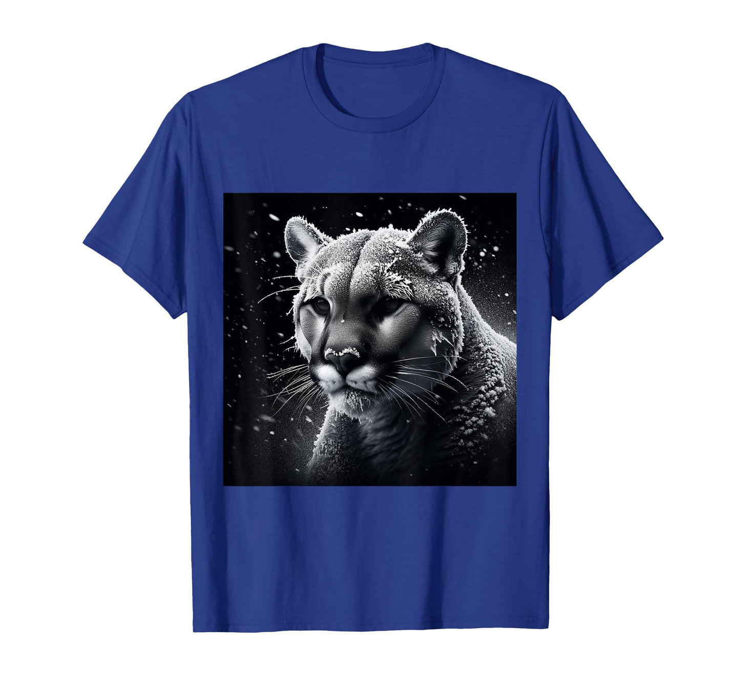 Wildlife Art Cougar Puma Shirt - Mountain Lion Portrait T-Shirt