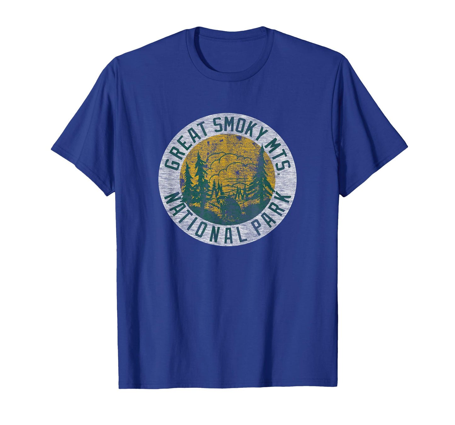 Great Smoky Mountains National Park Vintage Pine Trees T-Shirt