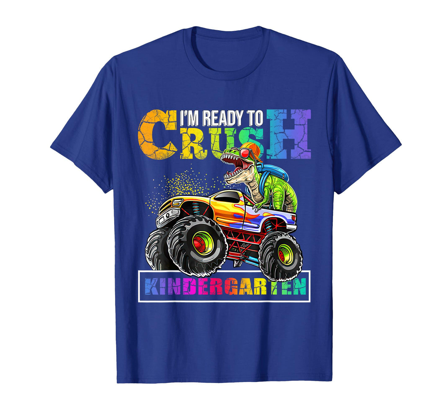 Back To School Boy Dinosaur I'm Ready To Crush Kindergarten T-Shirt