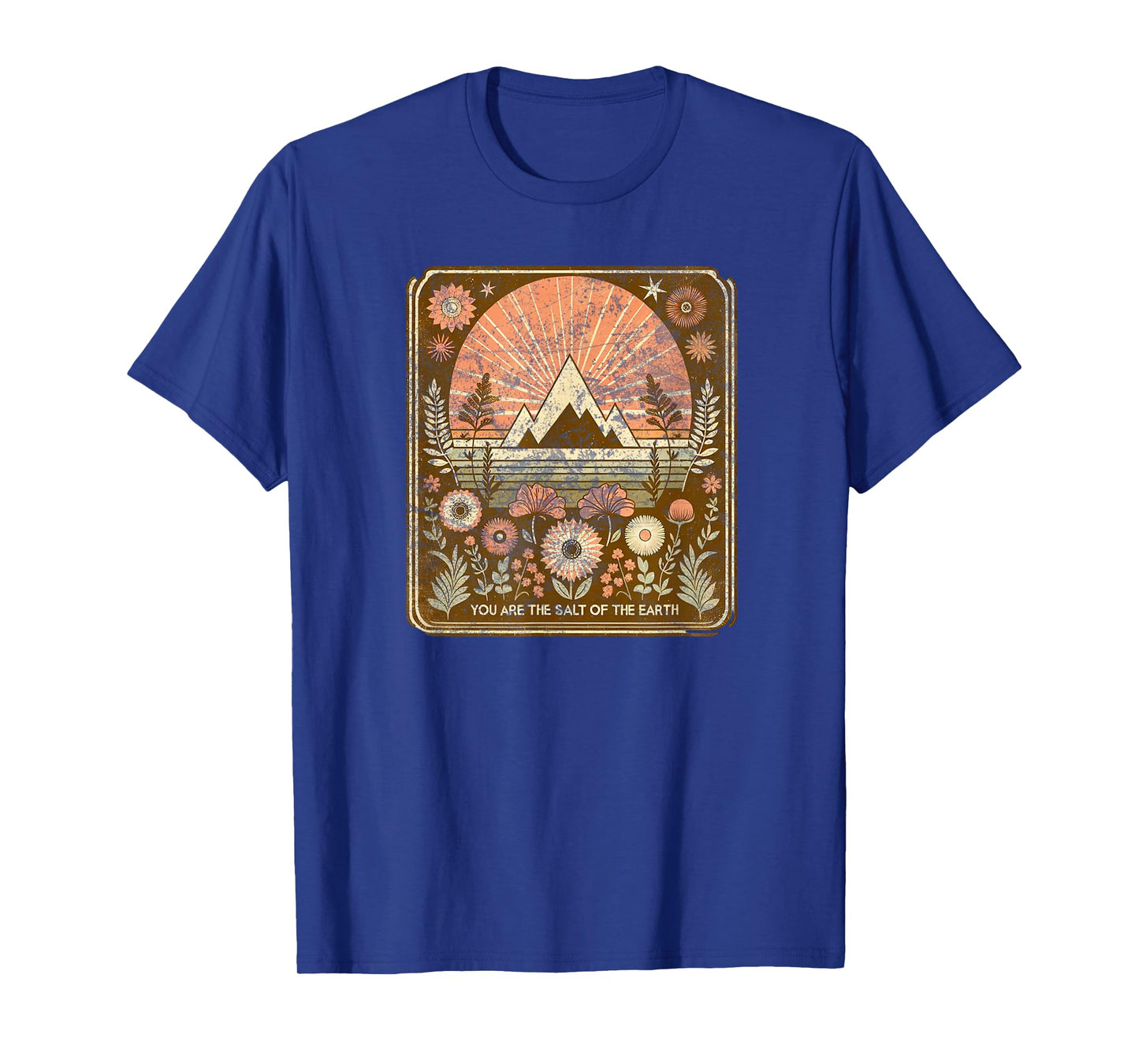 Christian Boho Salt Of The Earth Retro Bible Verse T-Shirt