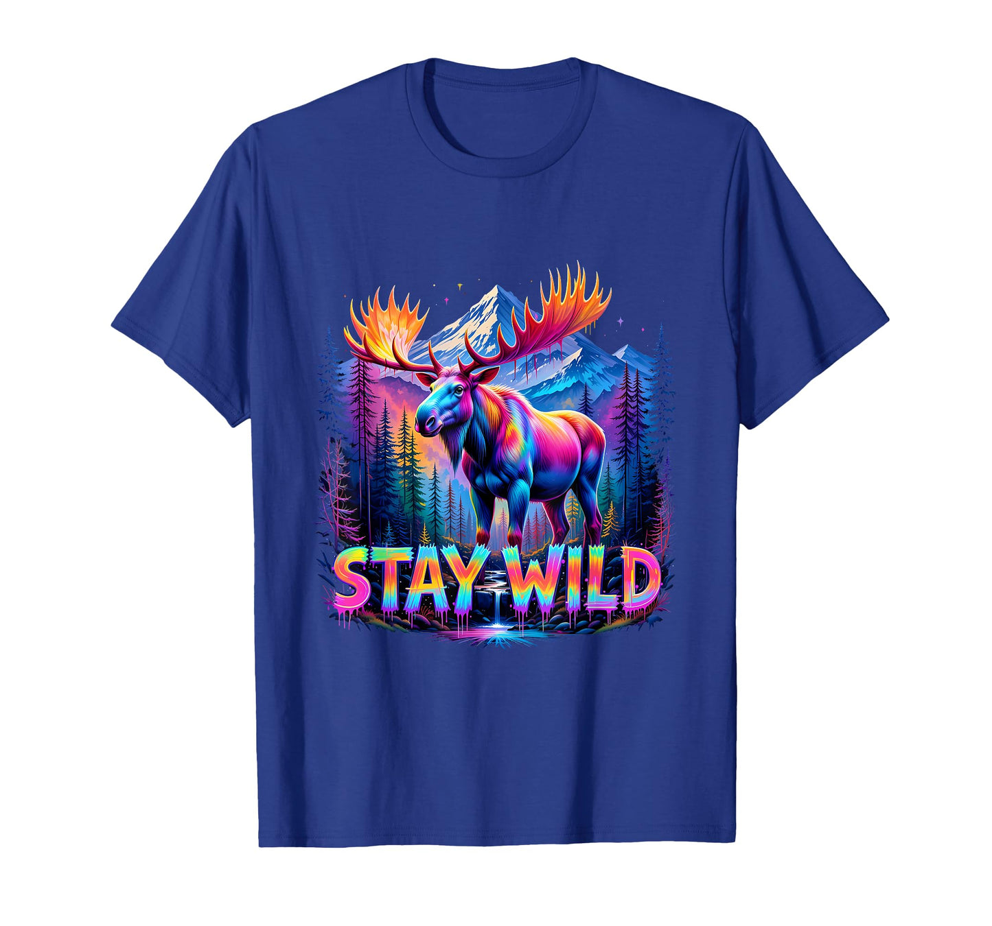 Nature Adventure Stay Wild Team Wilderness Bear Mountain T-Shirt